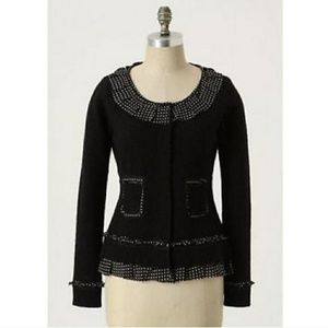 Anthropologie Sparrow Polka Dots Cardigan